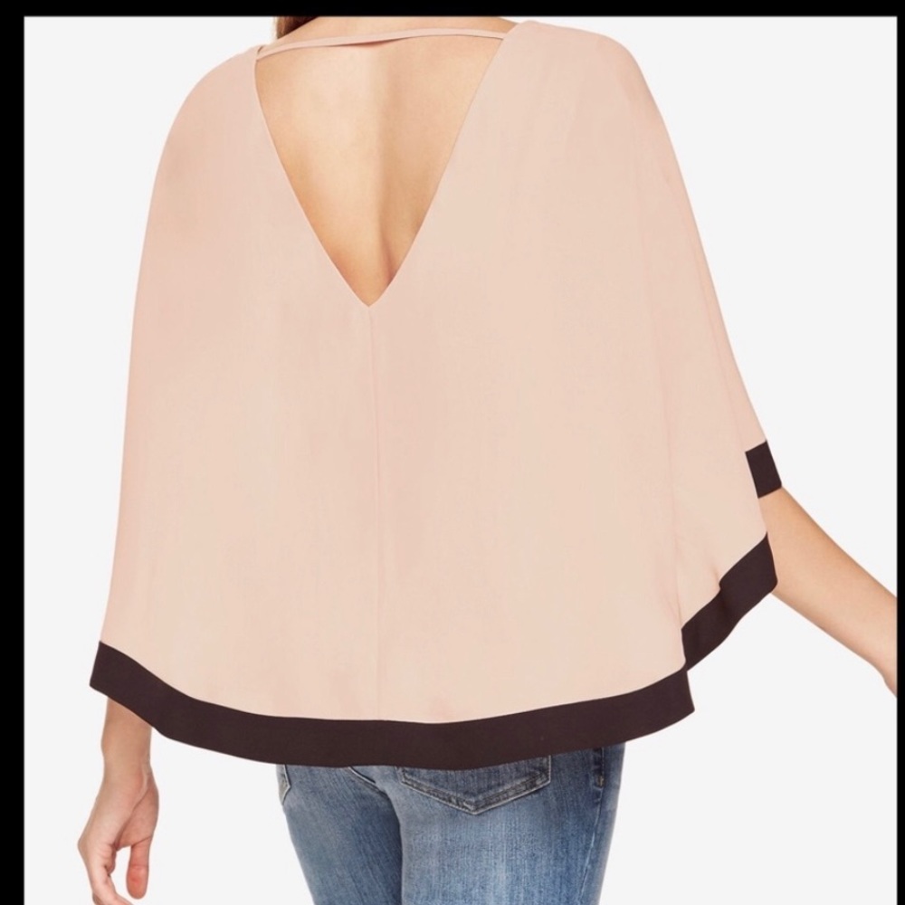 BCBG Maxazria  Charmaine cape top